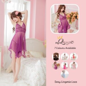 Sexy Lingerie Lace Transparent Sexy Suspender Nightdress Nightgone Bathrobe Sleepwear,